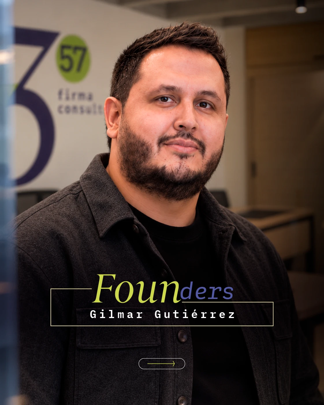 Gilmar Gutiérrez, fundador de tres57