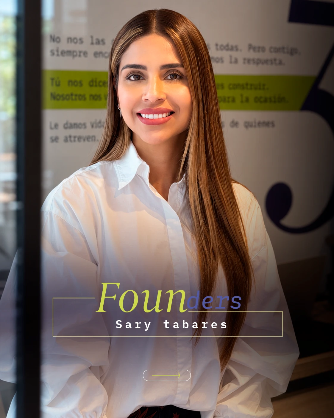 Sary Tabares, fundadora de tres57